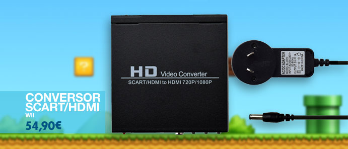 Banner Categoría Conversor SCART/HDMI Wii