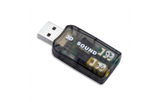 Adaptador USB con puertos Audio/Mic