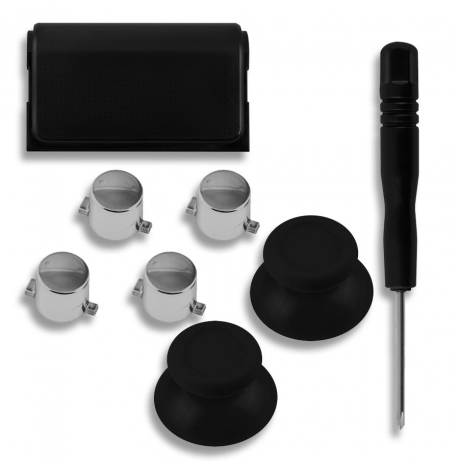 Carcasa Completa con Botones DUALSHOCK 4 PLATA