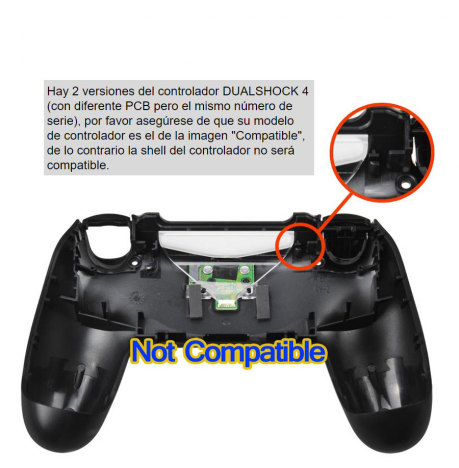 Carcasa Completa con Botones DUALSHOCK 4 PLATA