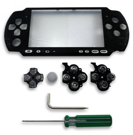 Carcasa Frontal Tacto Suave NEGRO