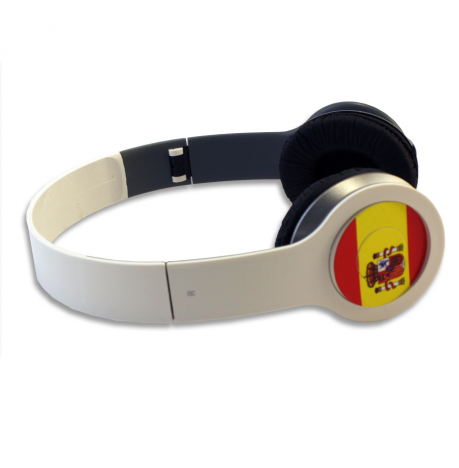 Capacetes Brancos Bandeira Espanha