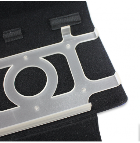 Caso con Stand Compact Pocket cor AMARELHO