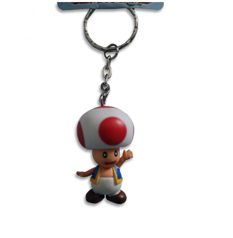 Llavero Super Mario Bros Toad Saludando