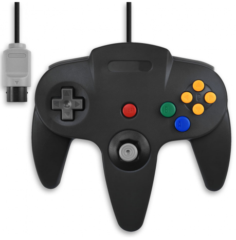 Mando Compatible Nintendo 64 Negro