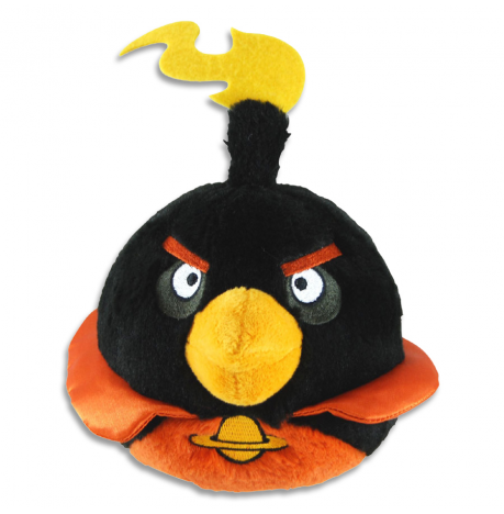 Peluche Angry Birds Space Negro