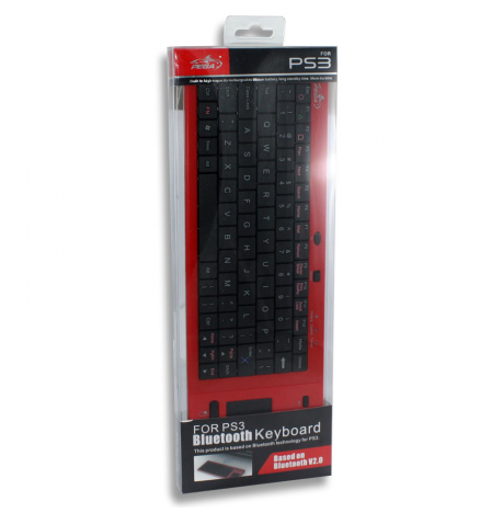 Teclado Inalámbrico Rojo